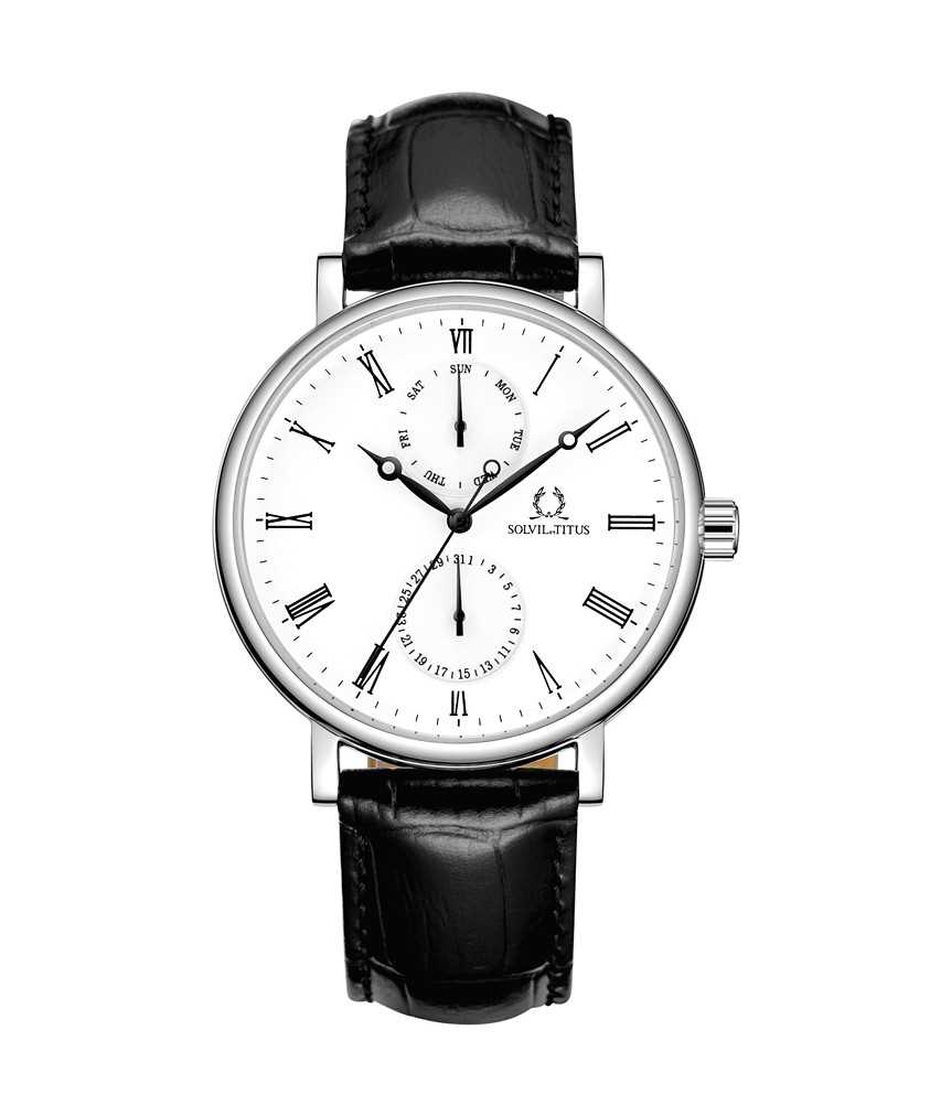 Forever Love Multi-Function Quartz Leather Watch (W06-03021-001)