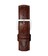 20 mm Chocolate Brown Smooth Leather Watch Strap