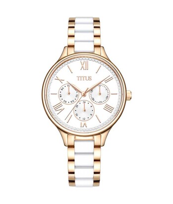 Fashionista Multi-Function Mechanical Stainless Steel Watch