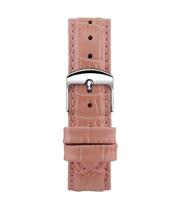 Montella 18 mm 淺粉紅色皮革錶帶