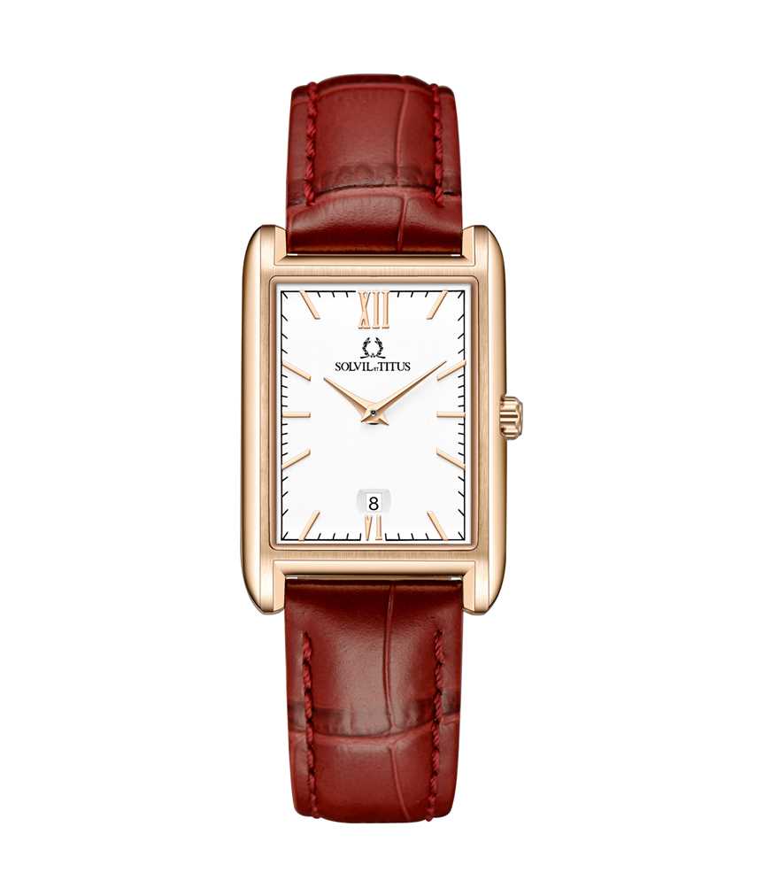 Classicist 2 Hands Date Quartz Leather Watch