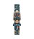 12 mm Prussian Blue Floral Japanese Fabric Watch Strap