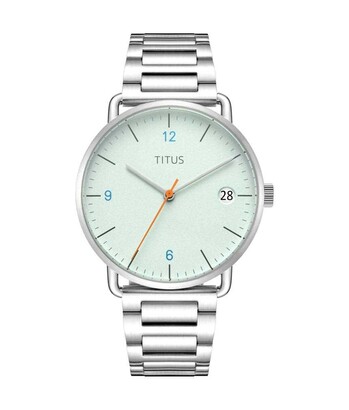 Nordic Tale三針日期顯示石英不鏽鋼腕錶 