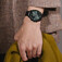 Modernist計時石英皮革腕錶