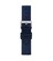 16 mm深藍色鱷紋皮革錶帶