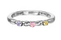 Solvil et Titus 17mm Colorful Crystal Ring, Sterling Silver 