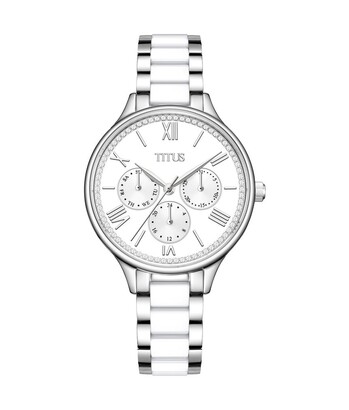 Fashionista Multi-Function Mechanical Stainless Steel Watch