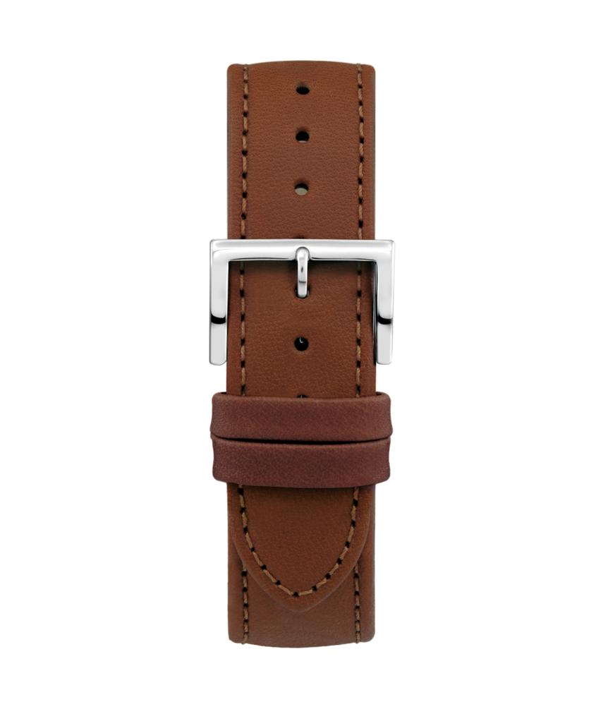 Montella 20 mm Brown Leather Watch Strap