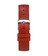 Montella 18 mm Red Leather Watch Strap