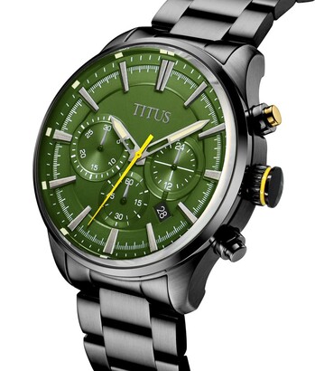 Saber Chronograph Quartz Stainless Steel Watch (W06-03082-019)