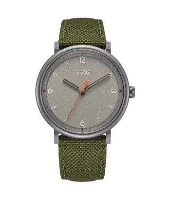 Nordic Tale三針石英尼龍錶帶腕錶腕錶 