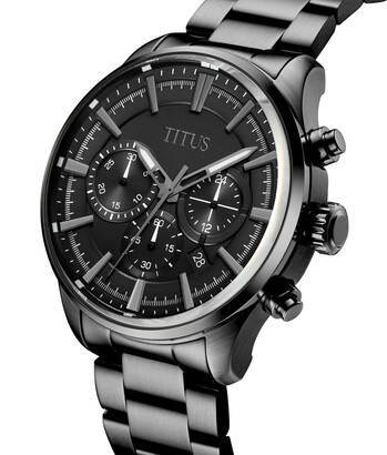 Saber Chronograph Quartz Stainless Steel Watch (W06-03082-016)
