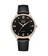 Sonvilier 3 Hands Date Mechanical Leather Watch 