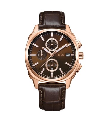 Modernist Chronograph Quartz Leather Watch (W06-03308-007)