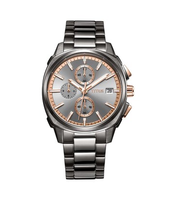 Modernist Chronograph Quartz Stainless Steel Watch (W06-03308-005)