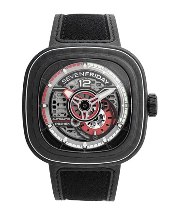 SevenFriday PS3/02 "RUBY CARBON"