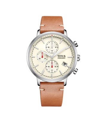 Nordic Tale Chronograph Quartz Leather Watch (W06-03298-002)
