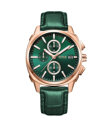 Modernist Chronograph Quartz Leather Watch (W06-03308-008)