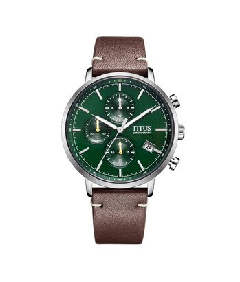 Nordic Tale Chronograph Quartz Leather Watch (W06-03298-005)