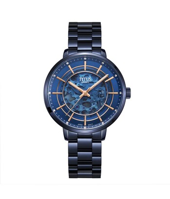 Enlight 3 Hands Automatic Stainless Steel Watch 