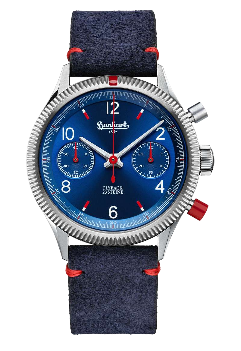 Hanhart Red X Blue Flyback Twin Set