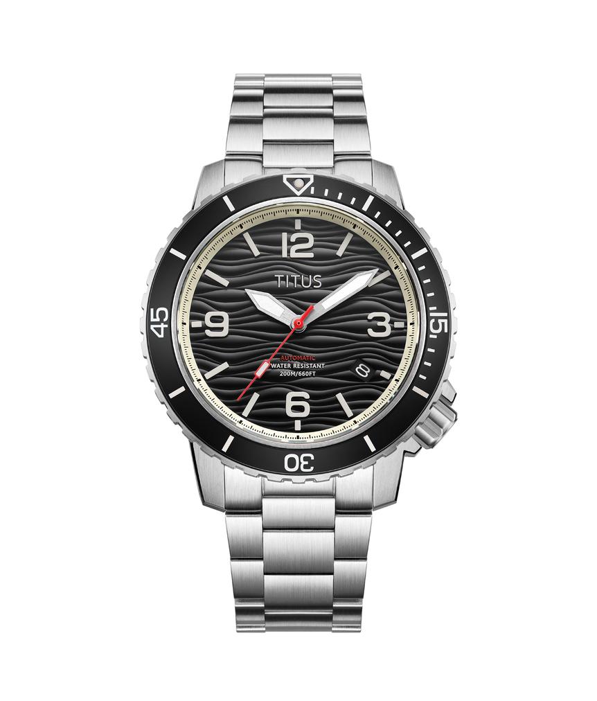 The Cape三針日期顯示自動機械不鏽鋼腕錶 