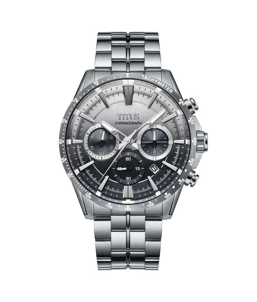 Saber Chronograph Quartz Stainless Steel Watch 