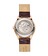 Exquisite 3 Hands Date Automatic Leather Watch 